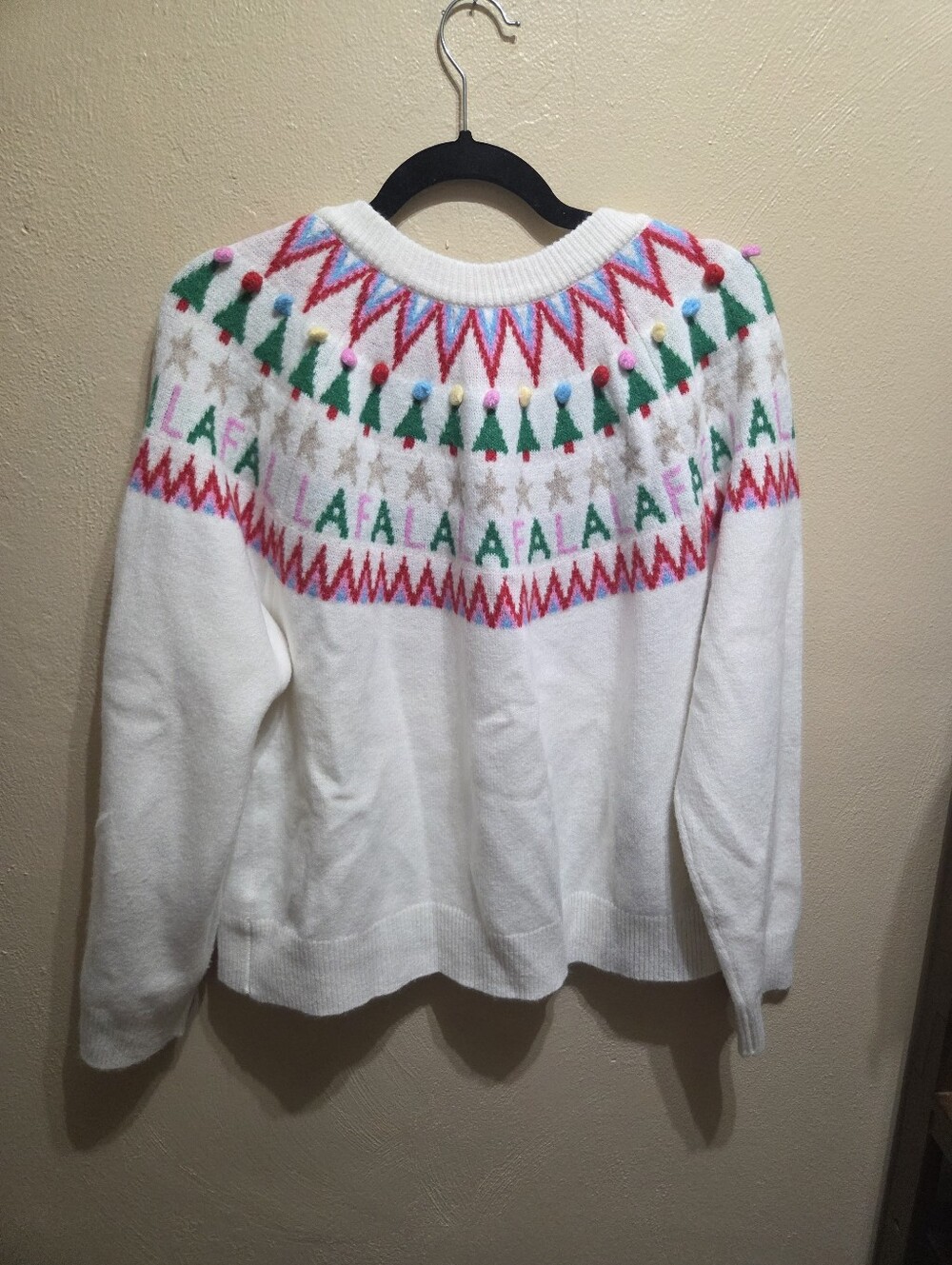 Cynthia Rowley Eden Holiday Fair Isle Sweater Size XL - Picture 4 of 6